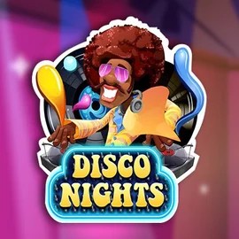 Disco Nights slot visual from Red Rake Gaming available on cowboy-spincasino.eu.com