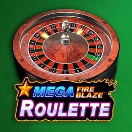 Mega Fire Blaze Roulette logo – Table Games by Playtech at Cowboy Spin Casino