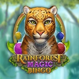 Rainforest Magic Bingo online game logo by Play'n GO on cowboy-spincasino.eu.com