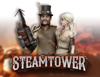 Steam Tower Slot logo – Slots by NetEnt at Cowboy Spin Casino