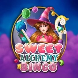 Sweet Alchemy Bingo online game logo by Play'n GO on cowboy-spincasino.eu.com