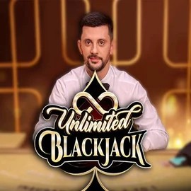 Unlimited Blackjack logo by Ezugi Cowboy Spin Casino