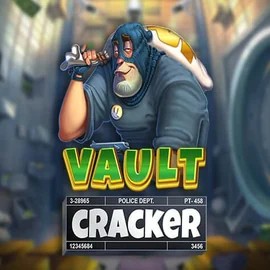 Vault Cracker slot logo by Red Tiger Gaming at Cowboy Spin Casino